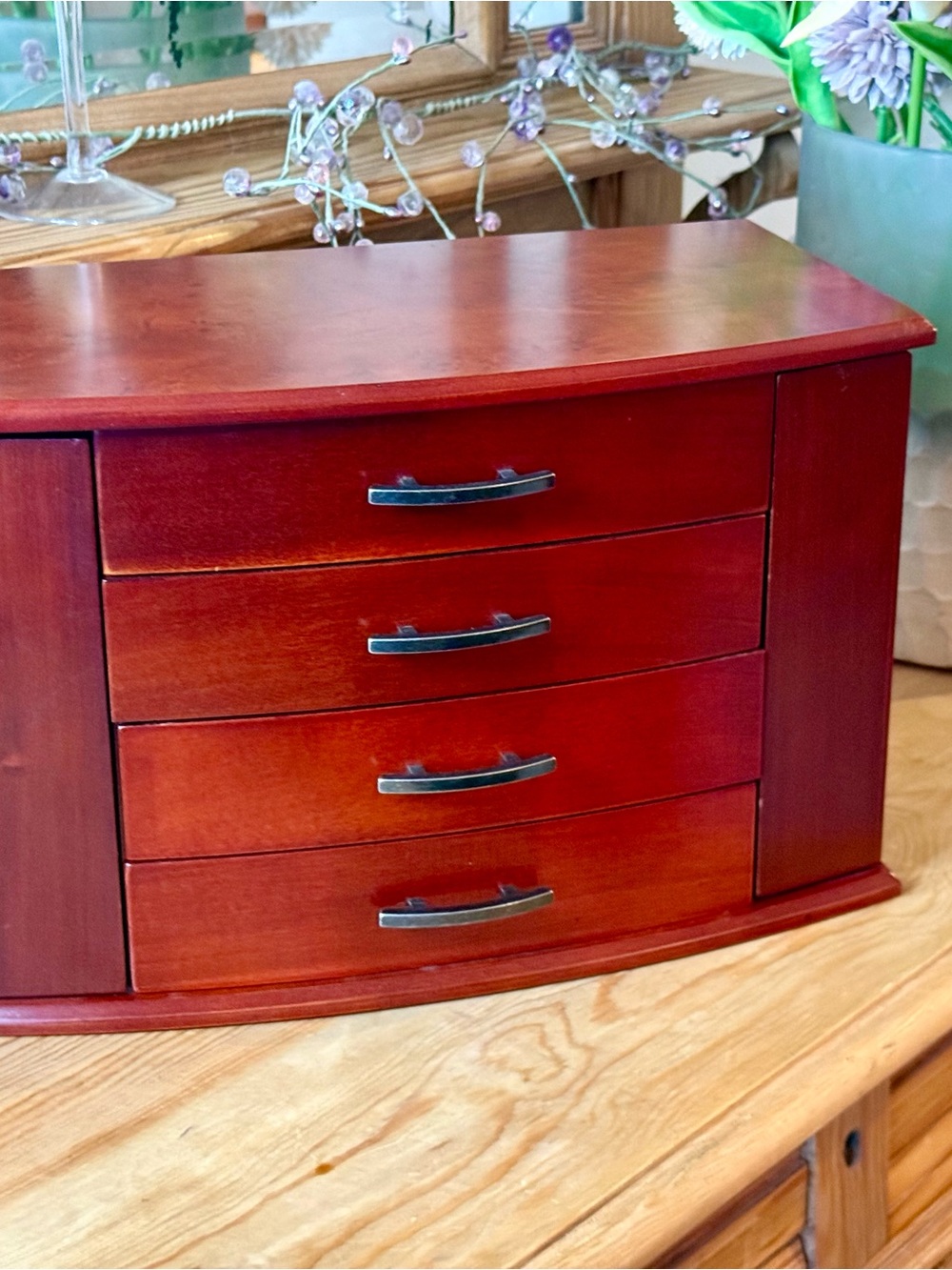 Mele & Co Wood Jewelry Box
